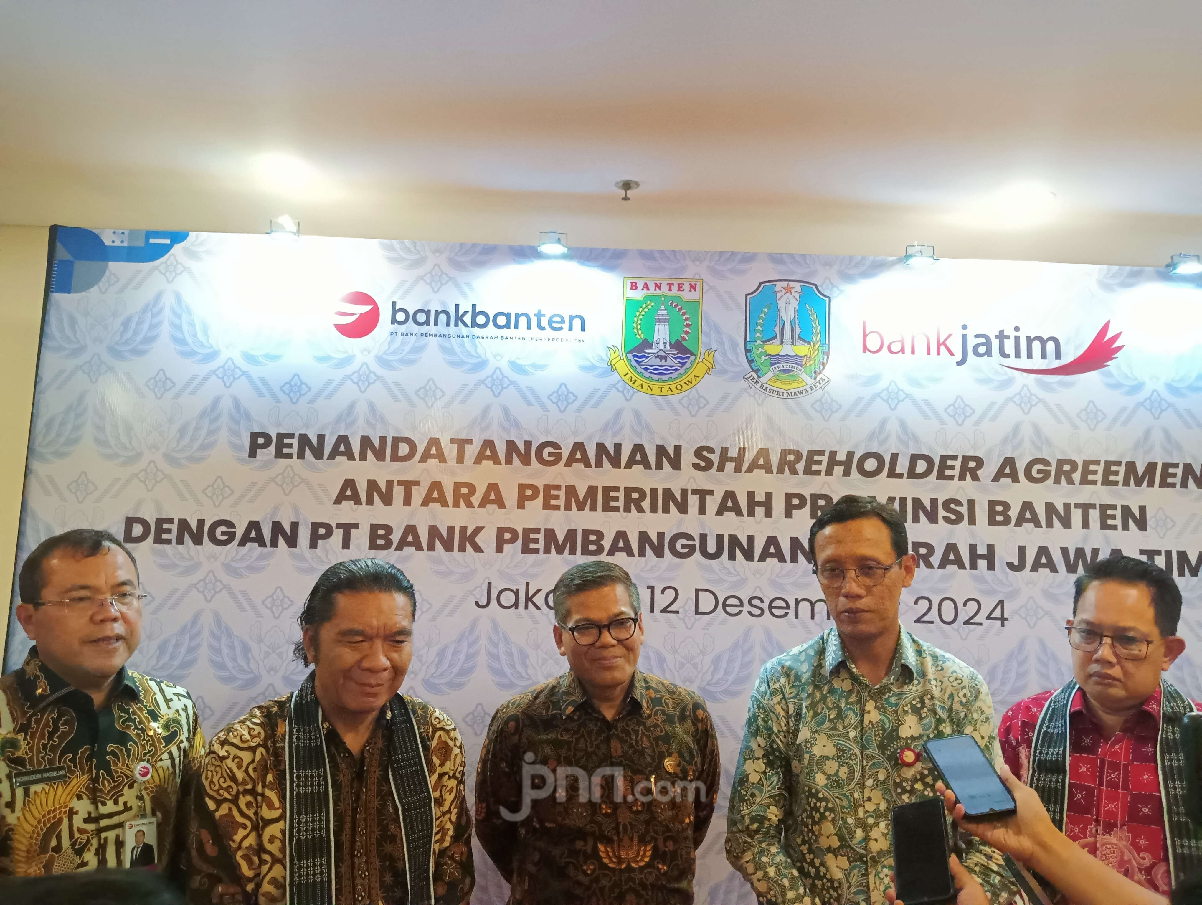 Teken KUB dengan Bank Jatim, Bank Banten Optimistis Makin Kuat