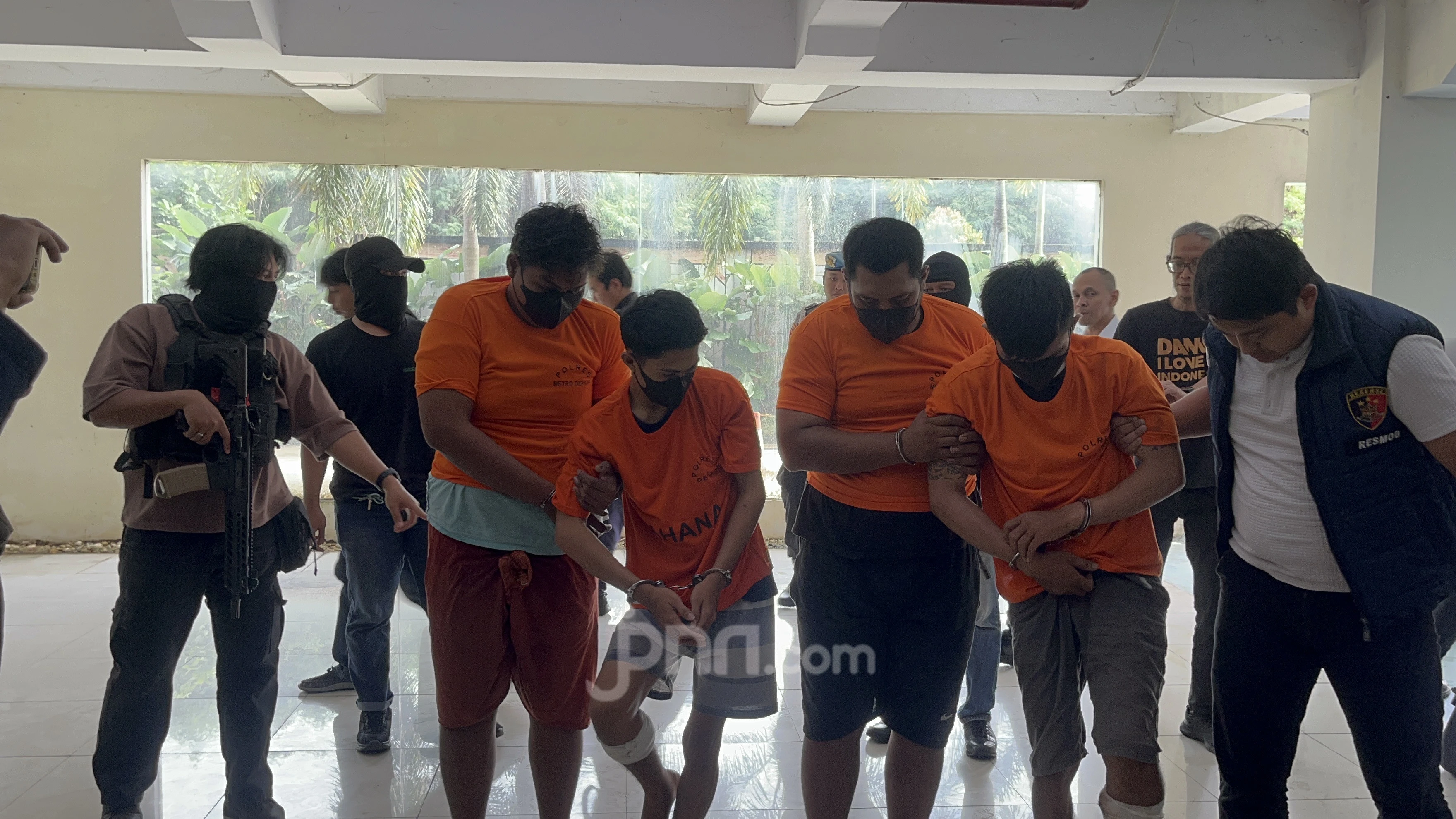 Polres Metro Depok Ringkus Sindikat Curanmor Bersenpi