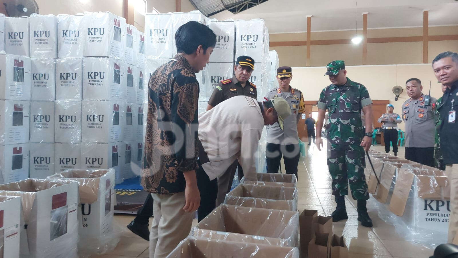 Forkompinda Karanganyar Cek Kesiapan Logistik Pilkada 2024