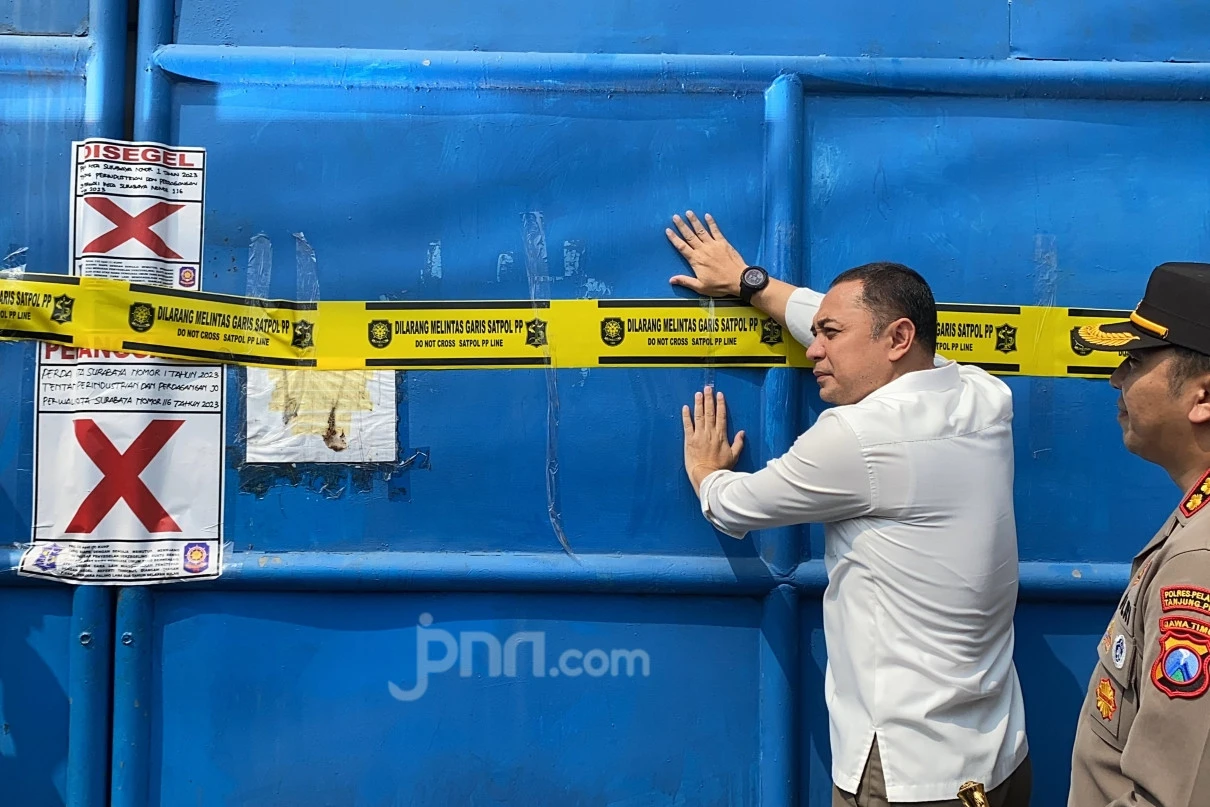 Tak Ada Aktivitas Saat Gudang CV Sentoso Seal Milik Jan Hwa Diana Disegel