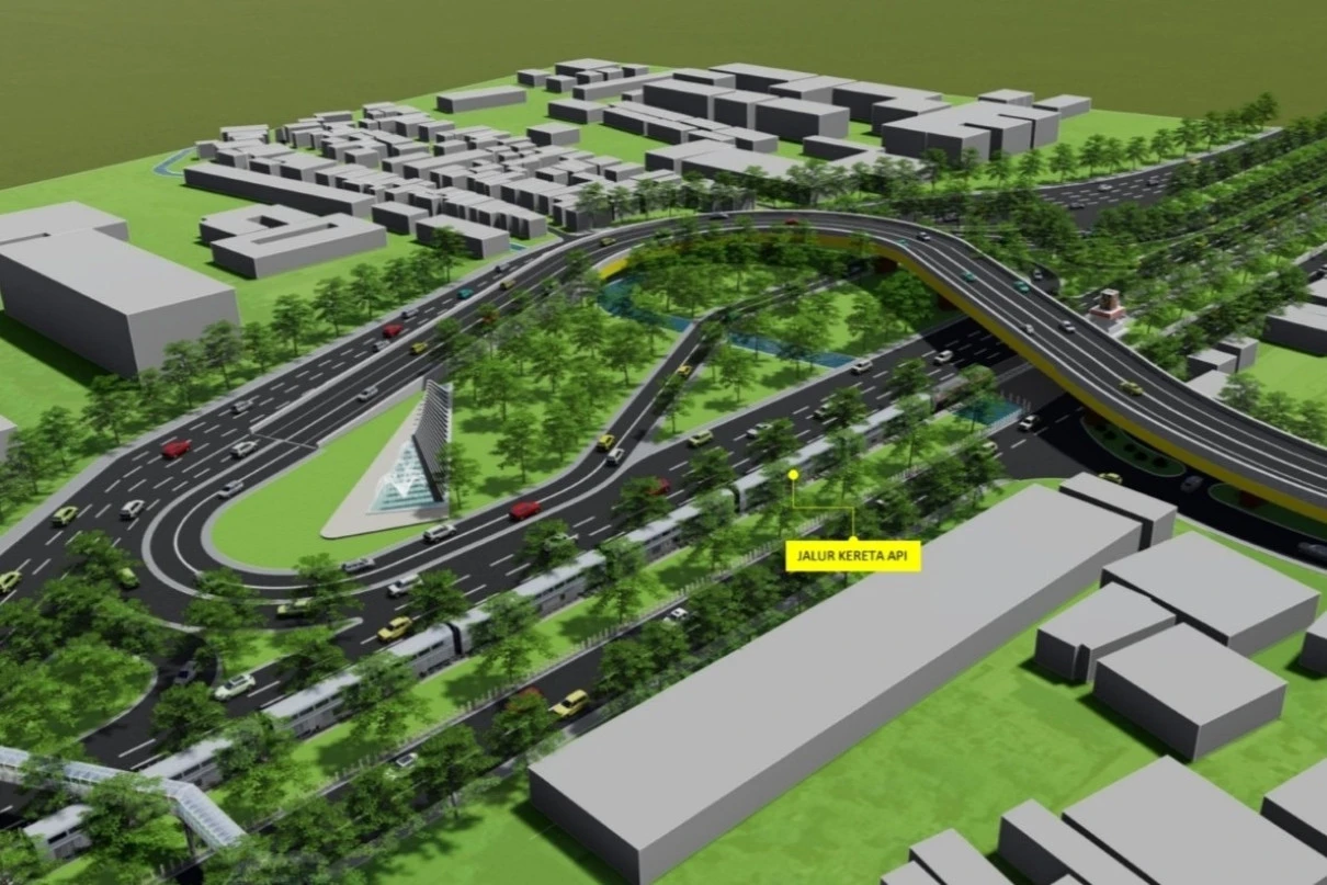 Proses Pembongkaran Kampung Taman Pelangi untuk Flyover Tersisa 16 Bangunan