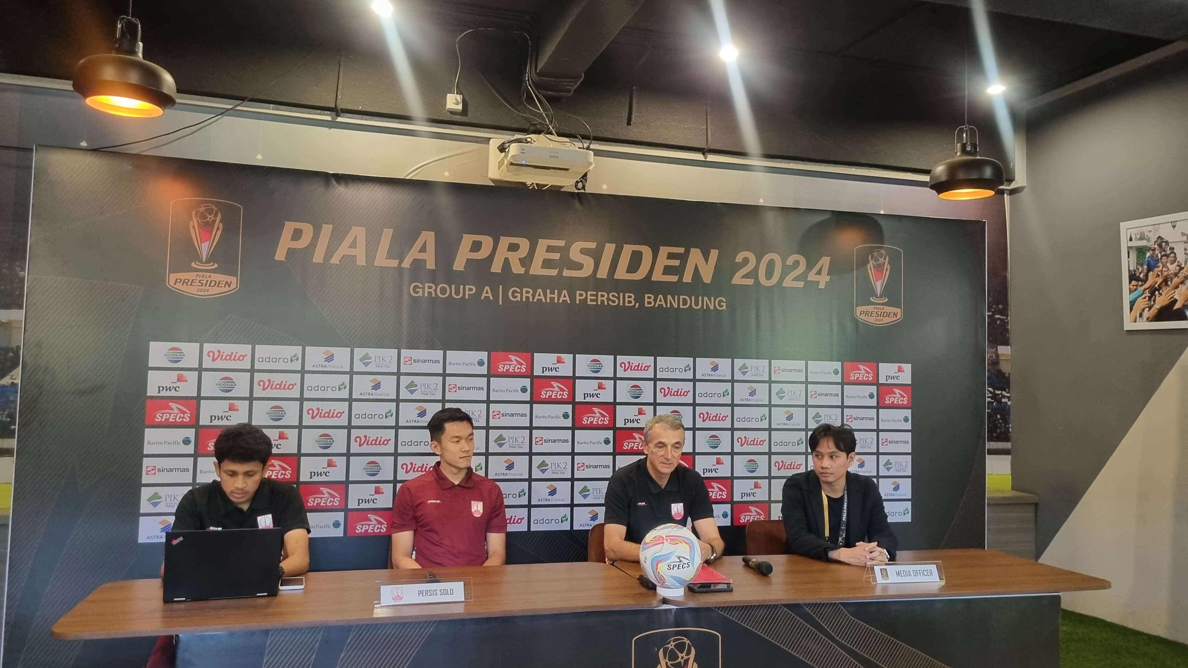 Persis Solo Siap Tampil Tanpa Beban Melawan Persib Bandung di Piala Presiden 2024