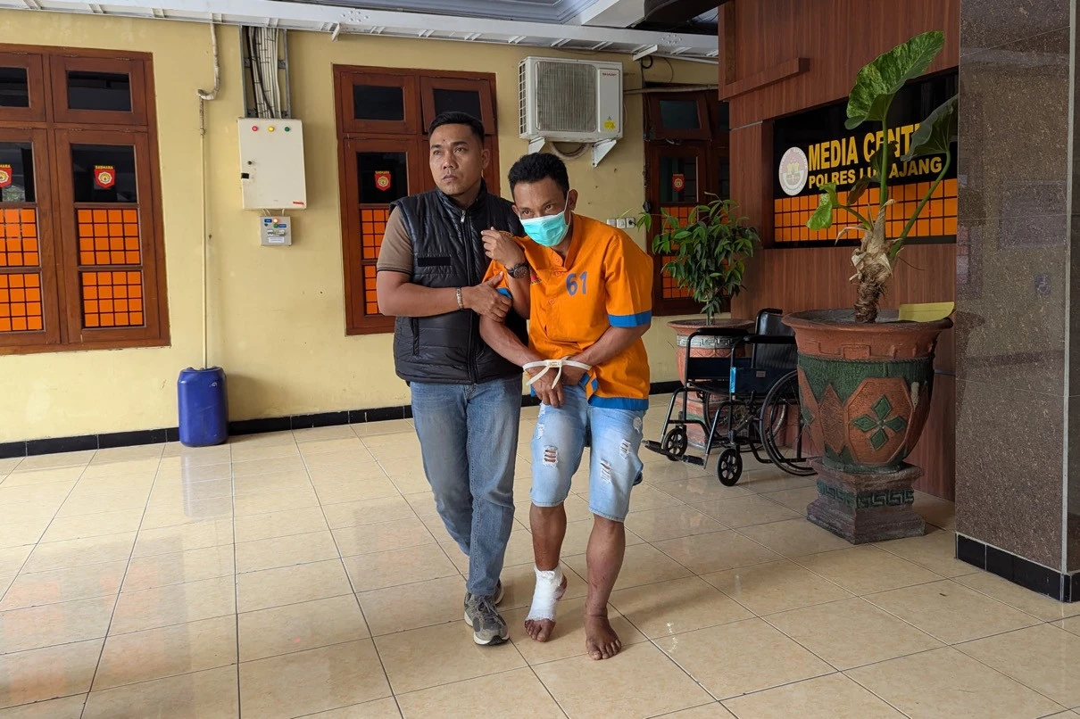Melawan Saat Ditangkap, DPO Pencurian Sapi di Lumajang Didor Polisi