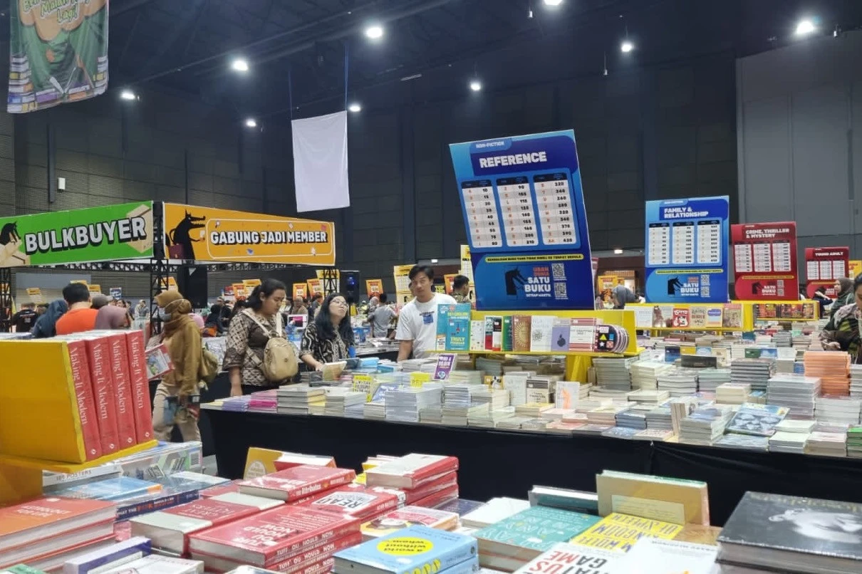 BBW Surabaya 2025 Hadirkan 350 Ribu Buku dengan Diskon Hingga 90 Persen