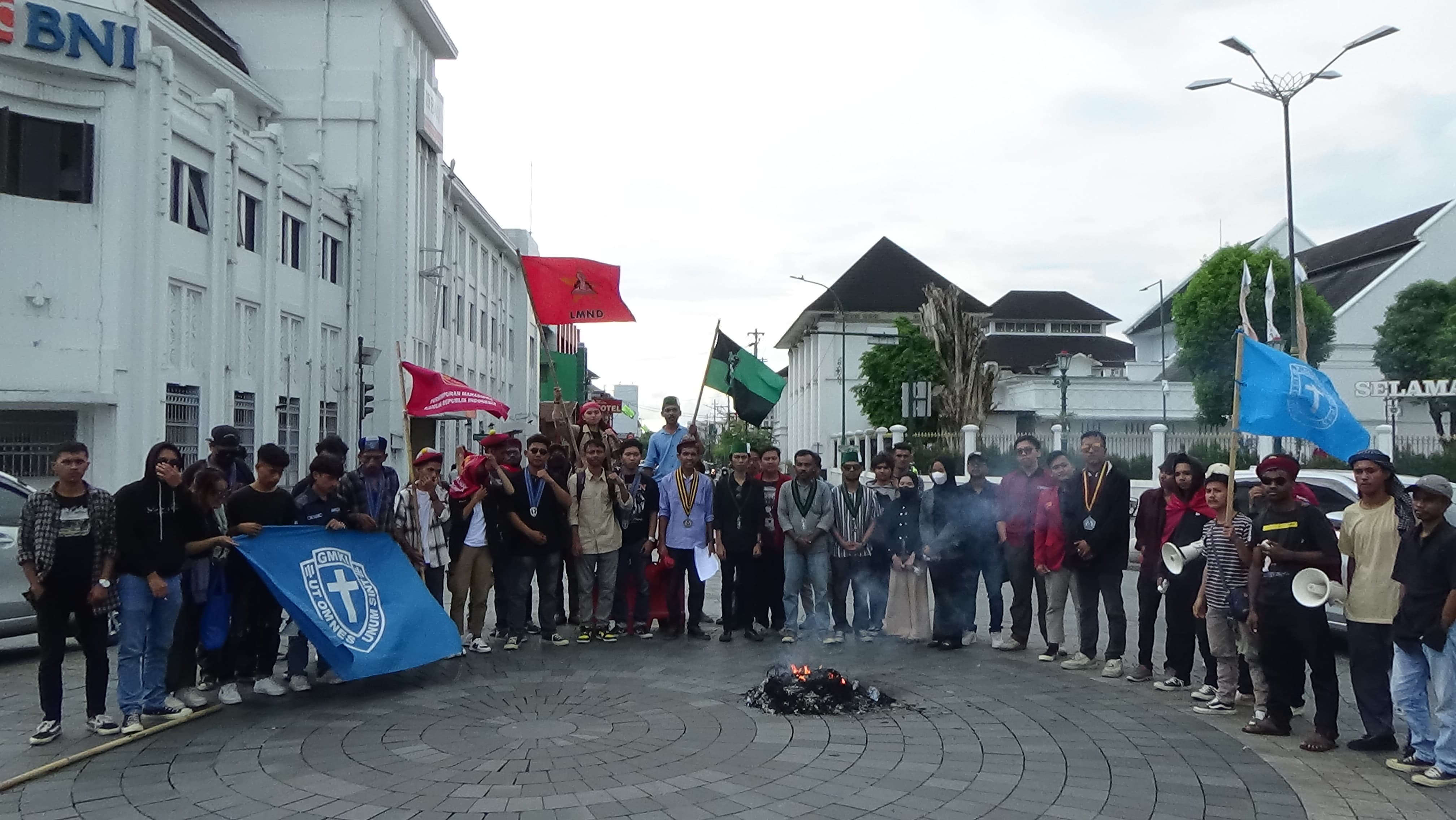 Selain di Gejayan, Demonstrasi Juga Digelar di Titik Nol KM