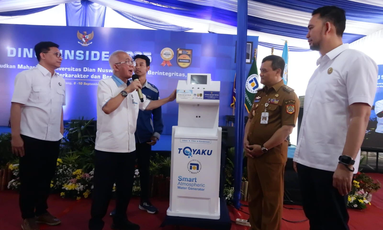 Gubernur Jateng Buka Dinus Inside, Dorong Inovasi Udinus untuk Atasi Kekeringan