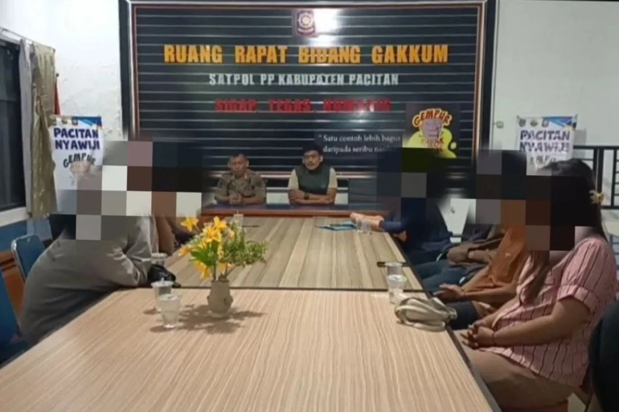 7 Pasangan Tak Sah Terjaring Razia Indekos di Pacitan, 1 Masih Berstatus Pelajar