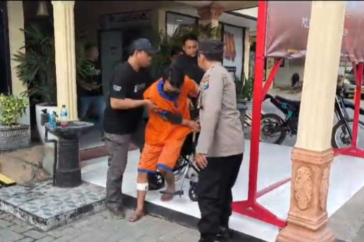 Tepergok, Pelaku Curanmor di Gresik Tak Hanya Babak Belur, Kaki Juga Ditembak