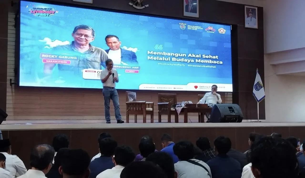 Rocky Gerung Sebut Depok Bisa Jadi Ibu Kota Intelektual Indonesia