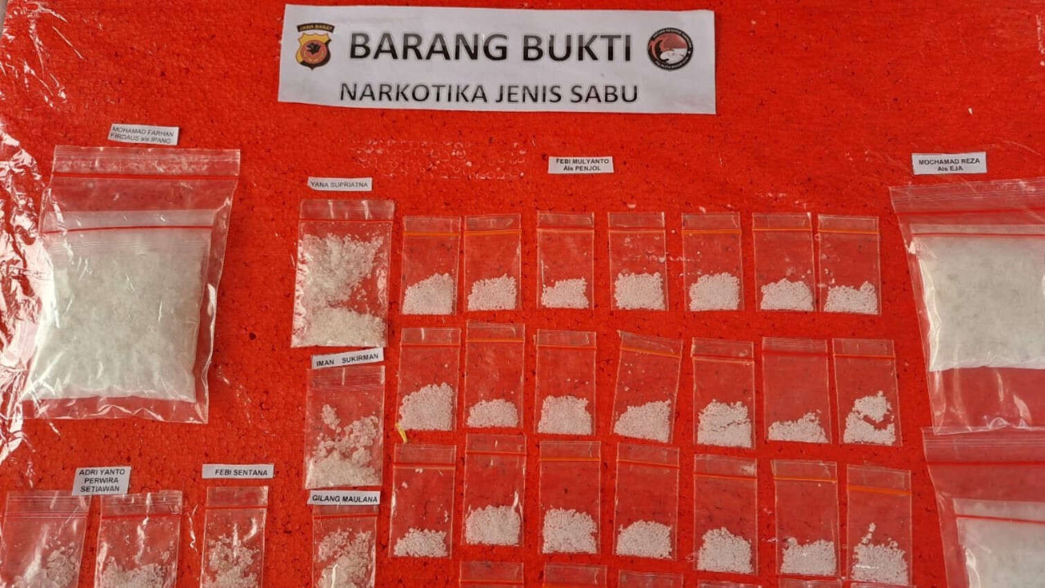 Nekat Edarkan Sabu-sabu, Oknum Aparatur Desa di Karawang Diringkus Polisi