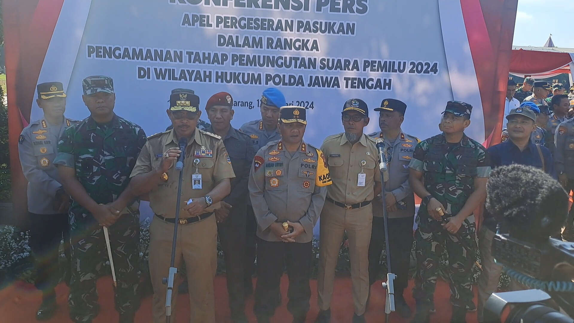 Sebanyak 257.261 Personel TNI-Polri Diterjunkan Amankan TPS di Jateng