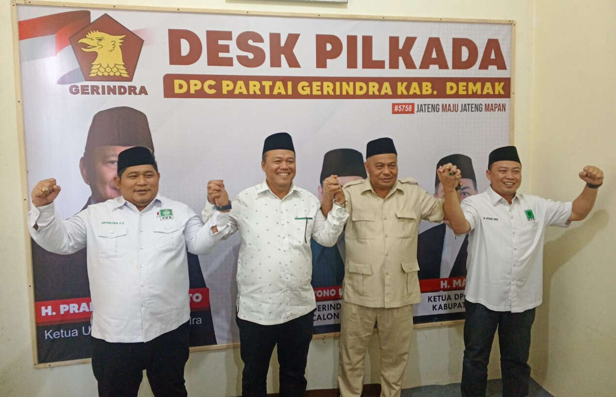 Pilkada Demak 2024, PKB Pinang Ketua DPC Gerindra Jadi Wakilnya Edi