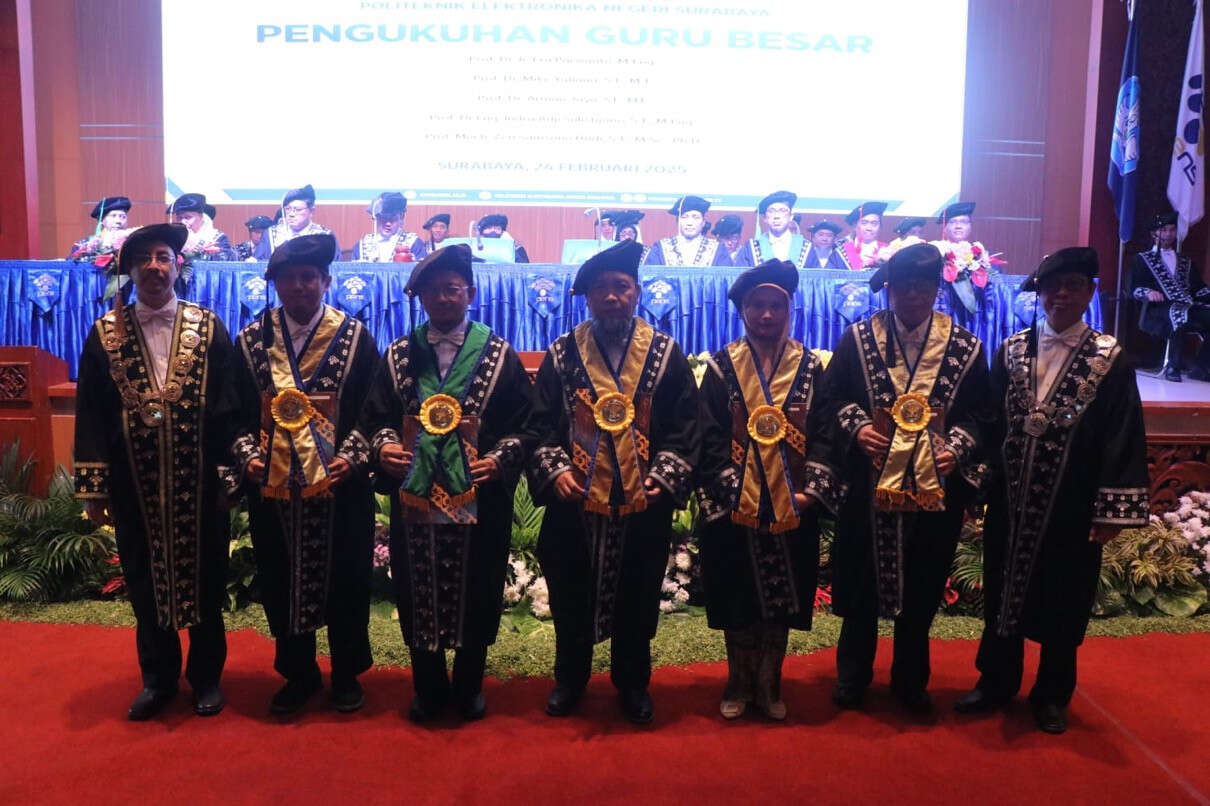 PENS Tambah 5 Guru Besar di Berbagai Bidang Keilmuan