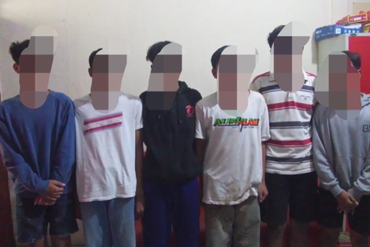 Bermula dari Konflik di Medsos, Tawuran Remaja Pecah di Gresik, 6 Pelajar Ditangkap