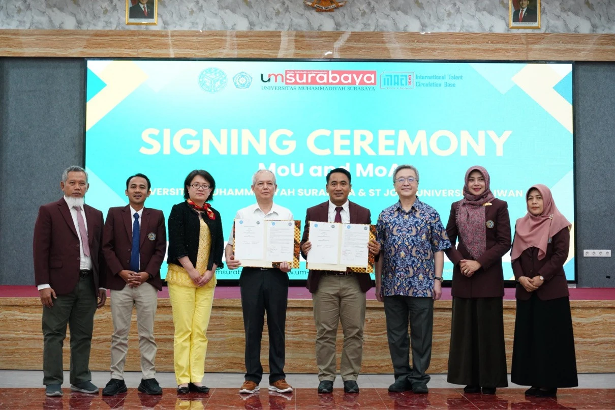 Gandeng Kampus Taiwan, UM Surabaya Buka Peluang Magang dan Beasiswa Penuh