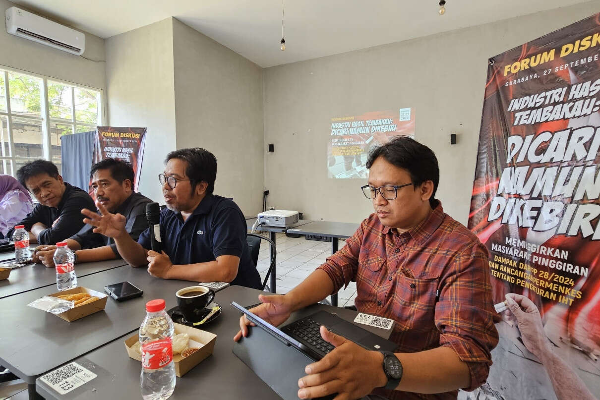 Paguyuban Warkop Surabaya Sampaikan Petisi Tolak RPMK Soal Aturan IHT