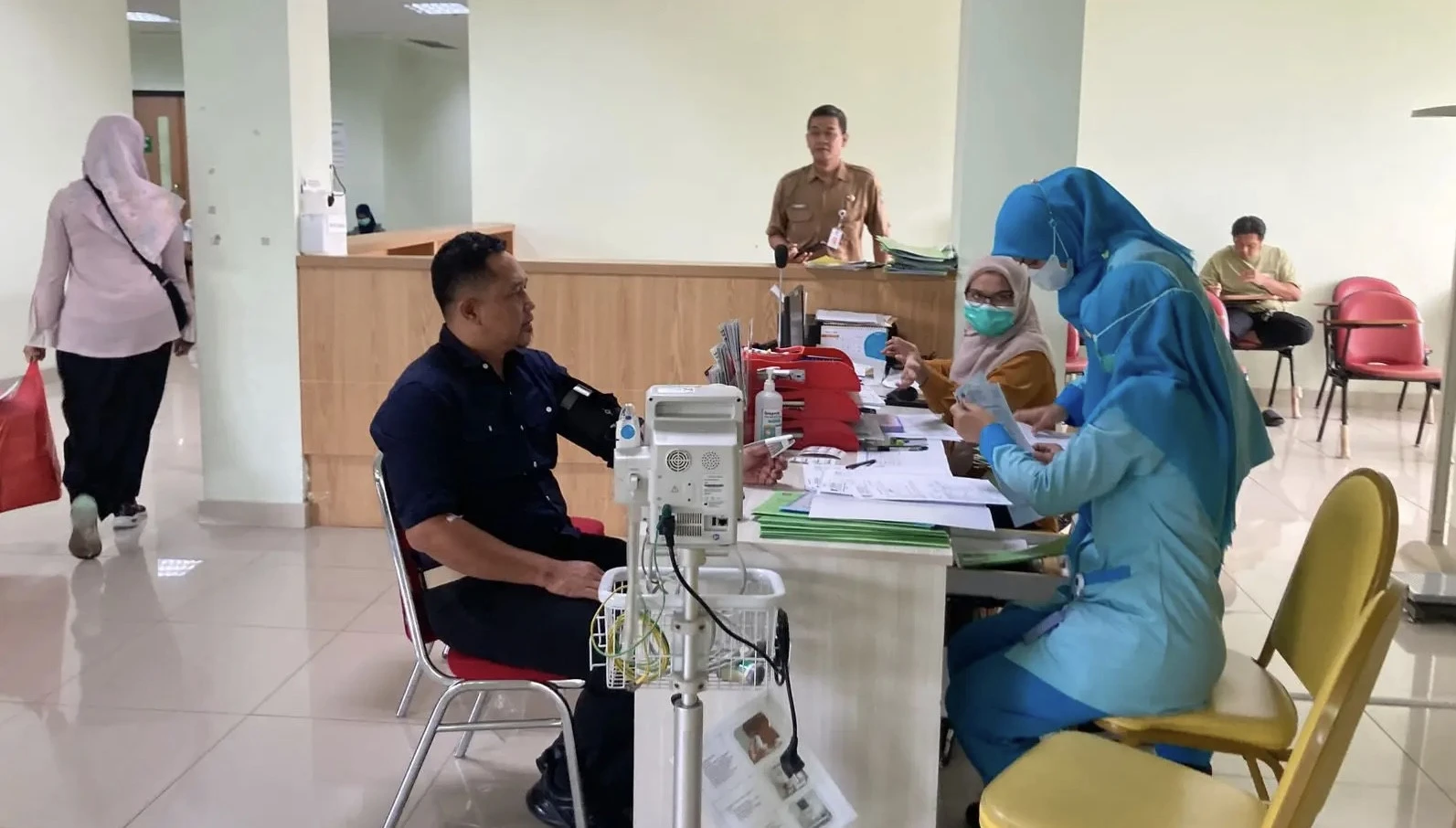 6 Calon Sekda Depok Ikuti Tes Kesehatan di RSUD KiSA