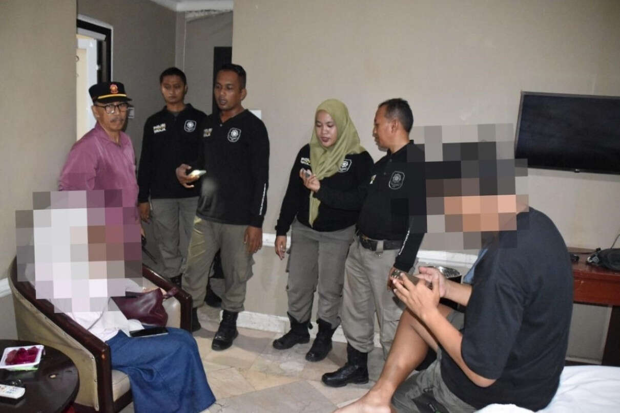 Hari Valentine, 6 Pasangan Kumpul Kebo Terjaring Razia Satpol PP Surabaya