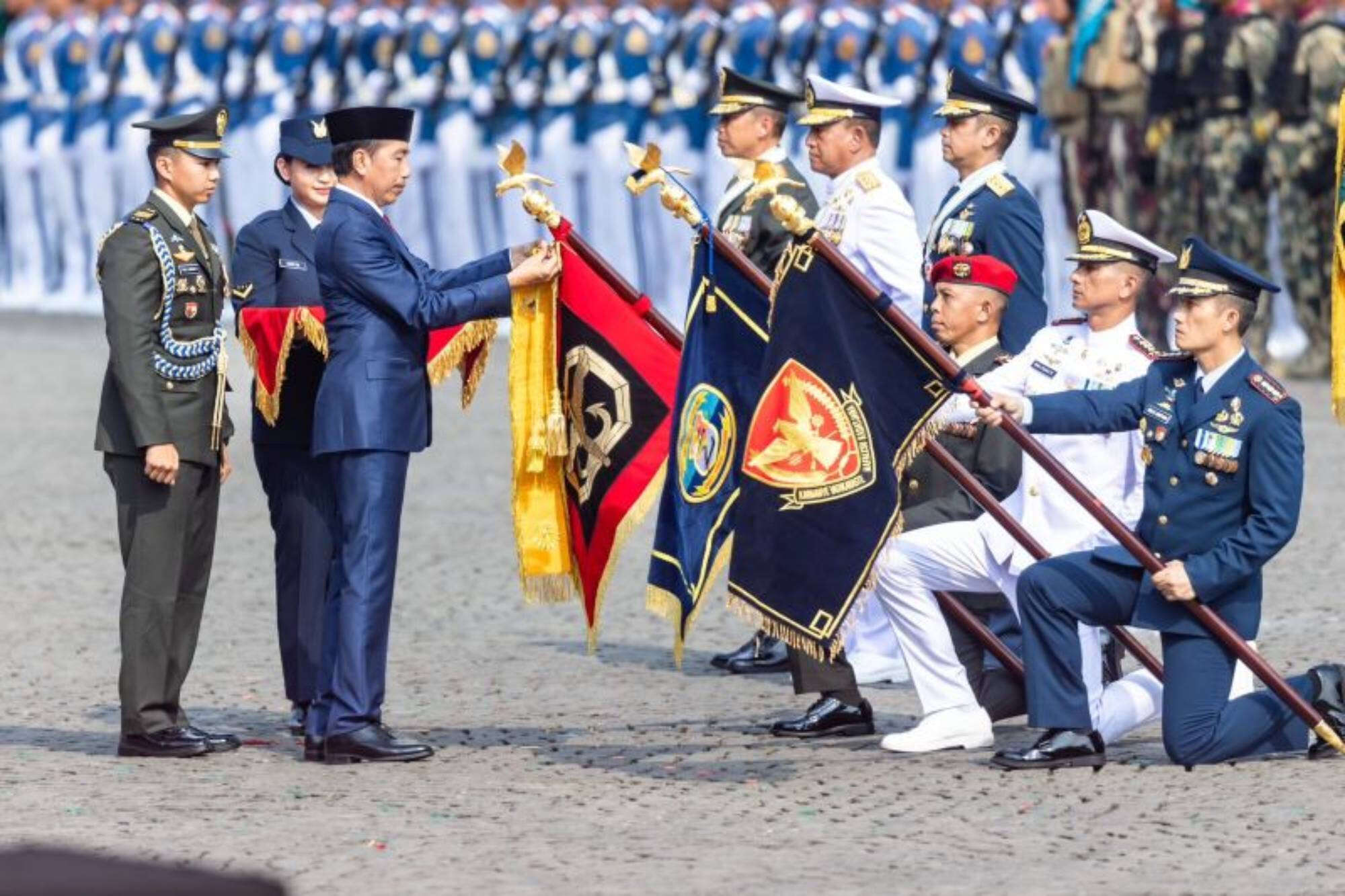 Selamat! Grup 1 Kopassus Terima Kehormatan Samkarya Nugraha dari Presiden