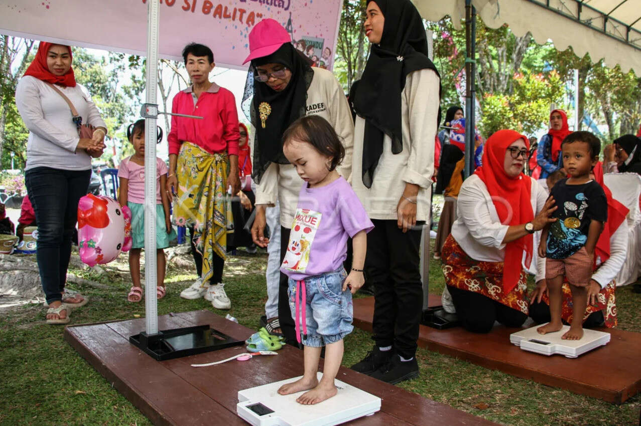 Hamdalah! Rata-rata Angka Berat Badan Balita di Kota Depok Berangsur Naik