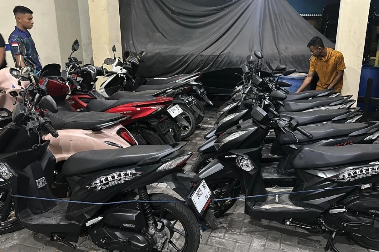 Ditpolairud Jatim Gagalkan Pengiriman 24 Motor Ilegal via Kapal di Sumenep