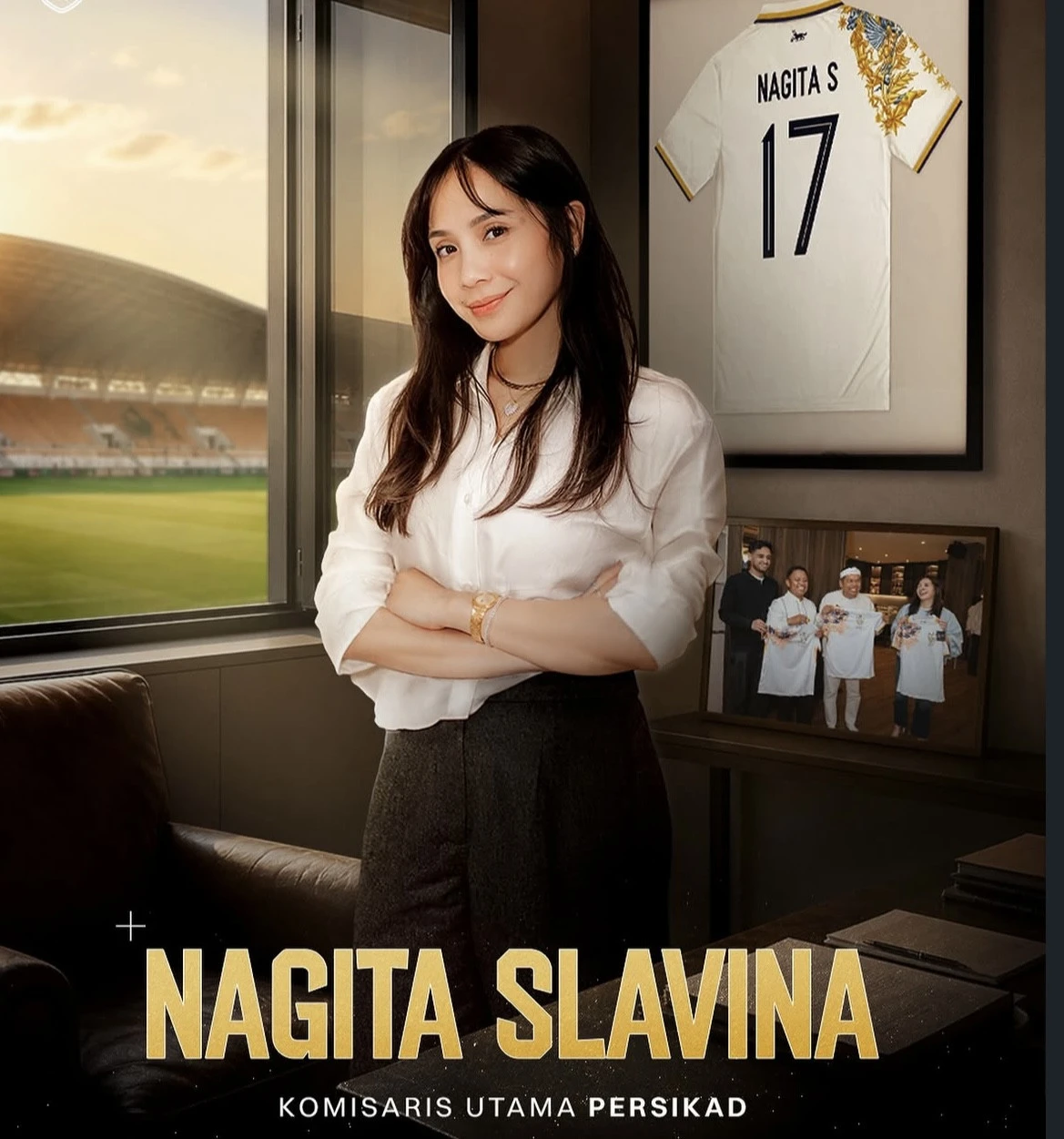Nagita Slavina Jadi Komisaris Utama Persikad Depok