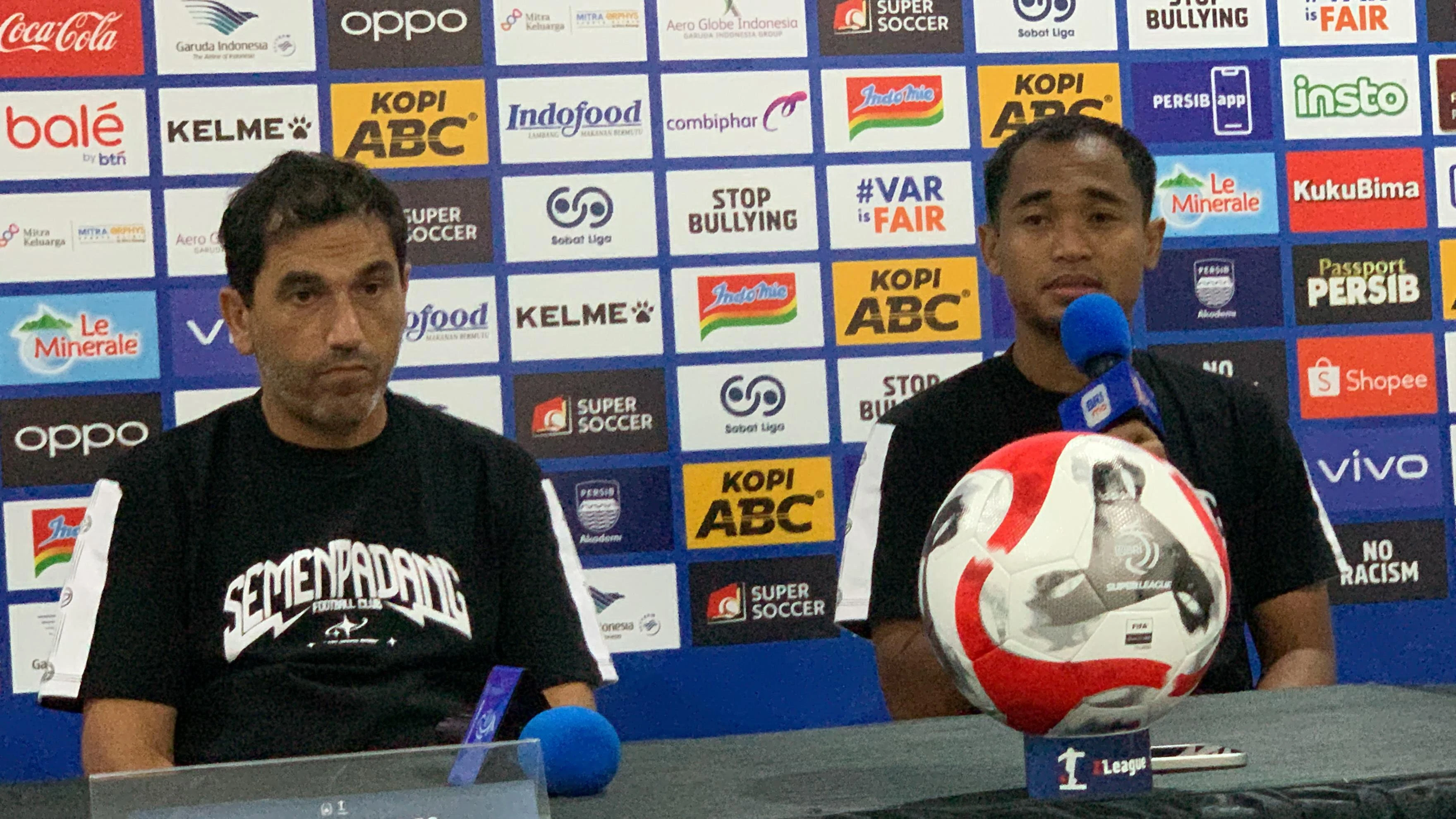 Lawan Juara Bertahan Persib, Pelatih Semen Padang: Kami Bekerja Keras dan Berlatih Setiap Hari
