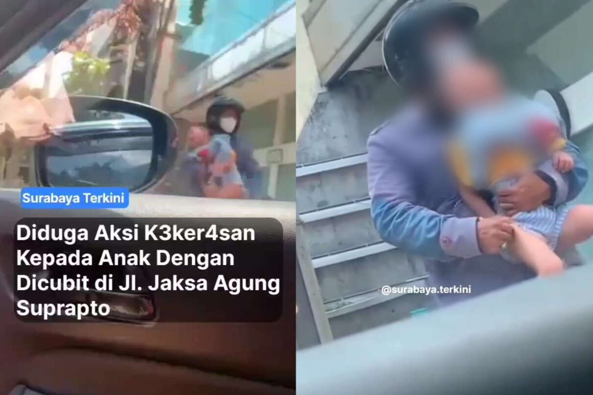 Sempat Viral, Polisi Tangkap Pria yang Cubit Kaki Anak di Surabaya