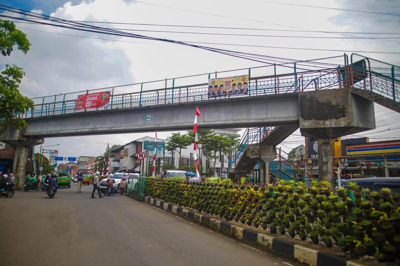 JPO Paledang Ditutup, Pemkot Bogor Siapkan Zebra Crossing Sebagai Penggantinya
