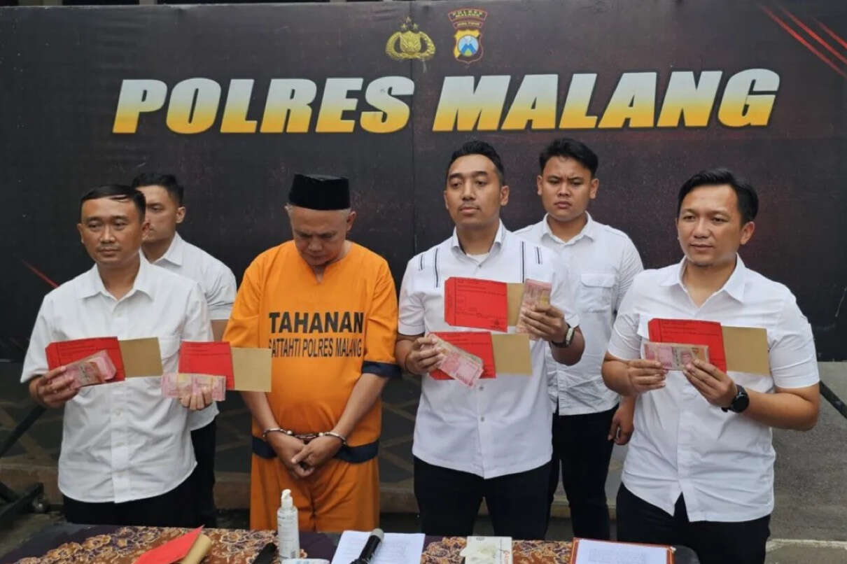 Kades di Malang Gelapkan Uang Puluhan Juta dari Tersangka Kasus Judi, Ternyata