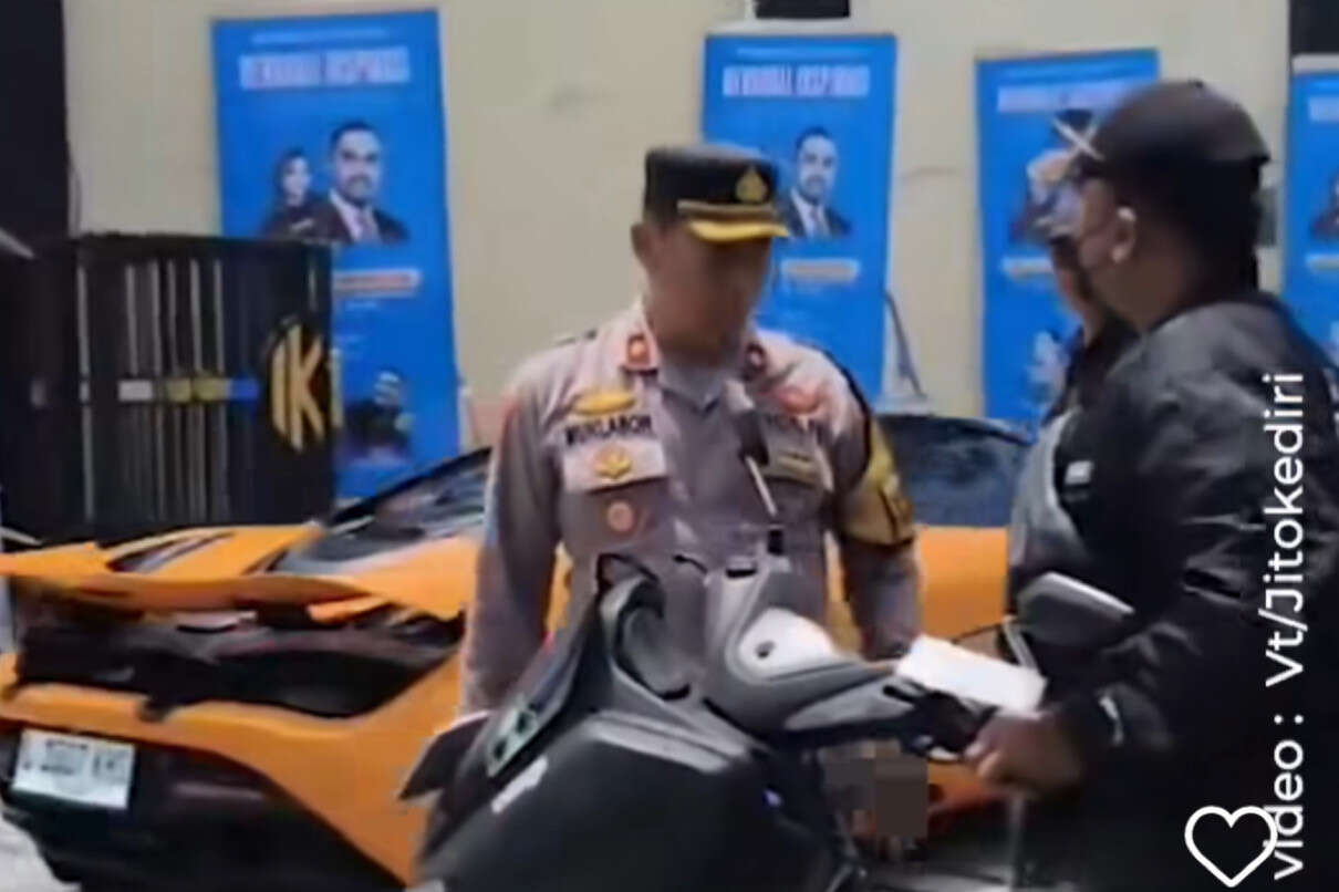 Viral Pengendara Motor di Kediri Membentak Polisi, Ternyata Begini