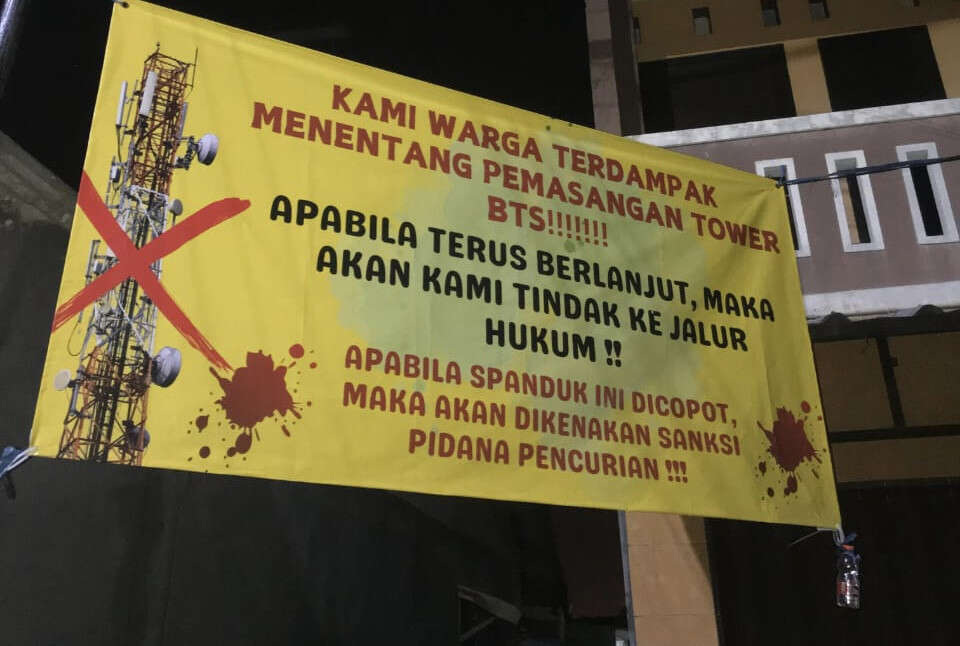 Warga Pancoran Mas Depok Tolak Pembangunan Menara Telekomunikasi