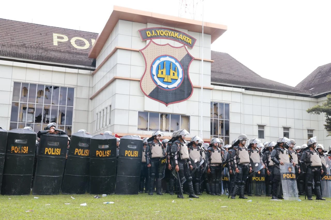 Puluhan Demonstran Ditahan Polda DIY, 23 Sudah Bebas, 3 Diproses Hukum