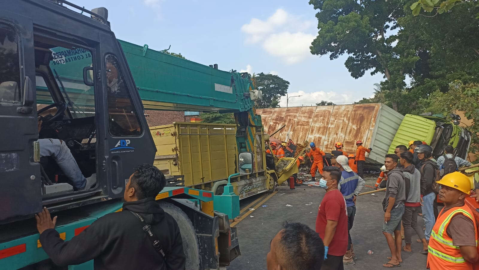 3 Truk Terlibat Kecelakaan di Jalan Jogja-Wates, 2 Tewas