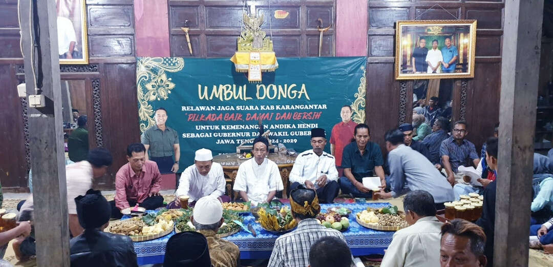 Tokoh Lintas Agama & Warga Karanganyar Doakan Kemenangan Andika-Hendi 