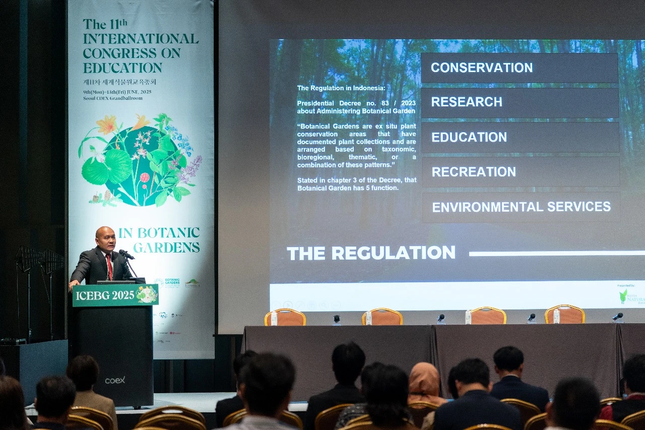 Mitra Natura Raya Wakili Indonesia di Kongres Kebun Raya Internasional