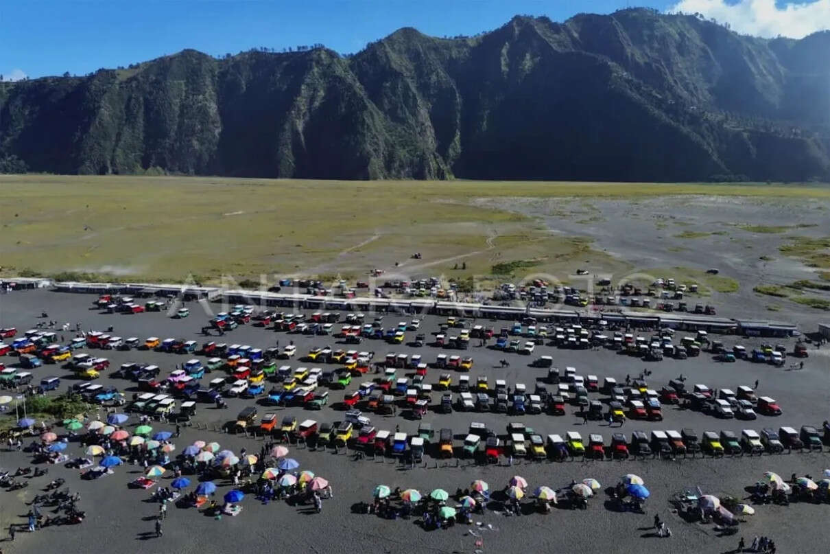 Libur Iduladha, Kunjungan Wisatawan di Gunung Bromo Capai 8.169 Orang