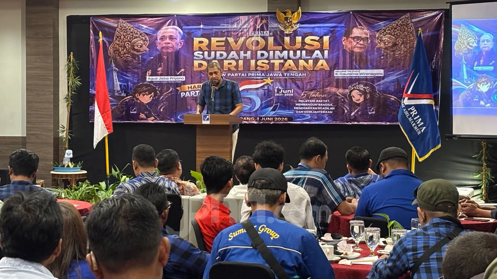 Rayakan 5 Tahun Berdiri di Hari Lahir Pancasila, Prima Jateng Panaskan Mesin Partai