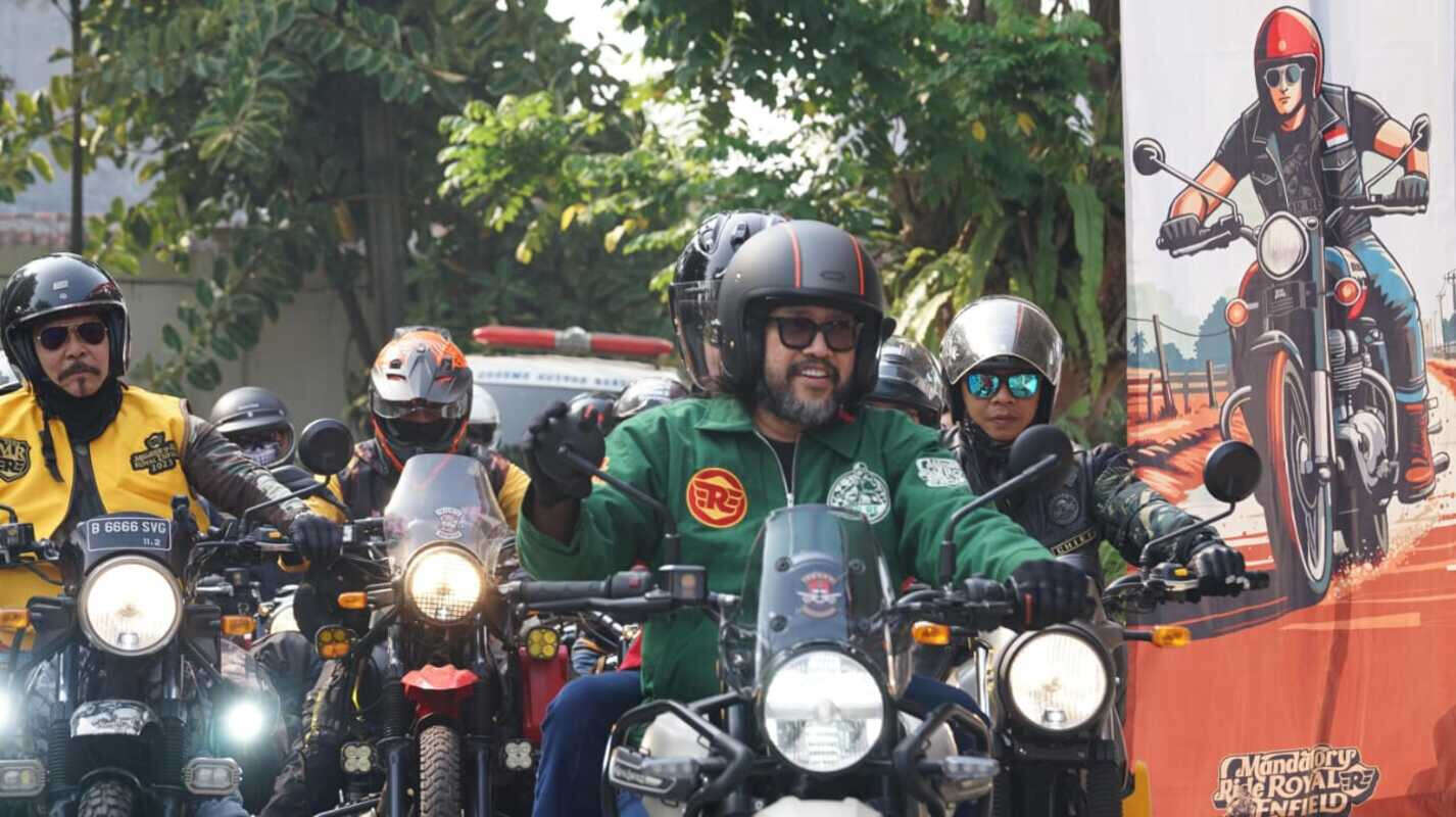 Ikut Touring Royal Enfield, Ono Surono Berharap Potensi Wisata Jabar Selatan Dikenal Dunia