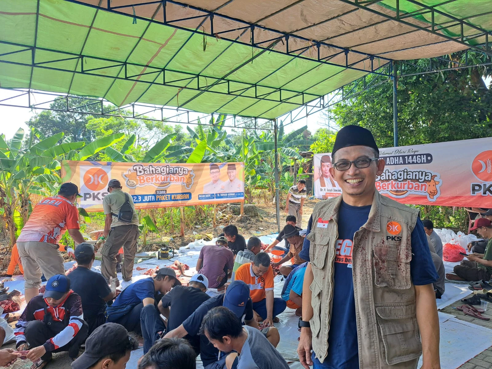 PKS Kota Serang Kurban Lima Ekor Sapi
