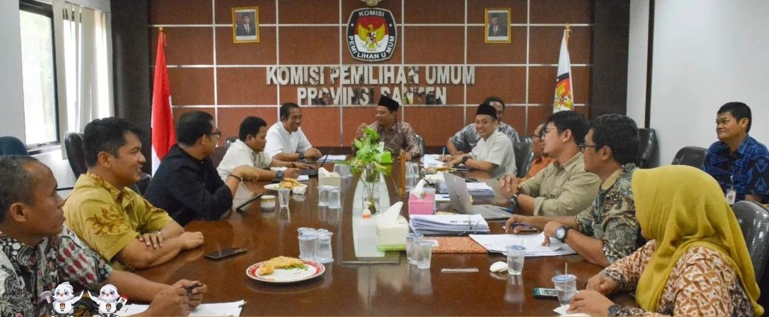KPU Banten Tetapkan 1.333 Daftar Calon Tetap, 7 Orang Mantan Napi