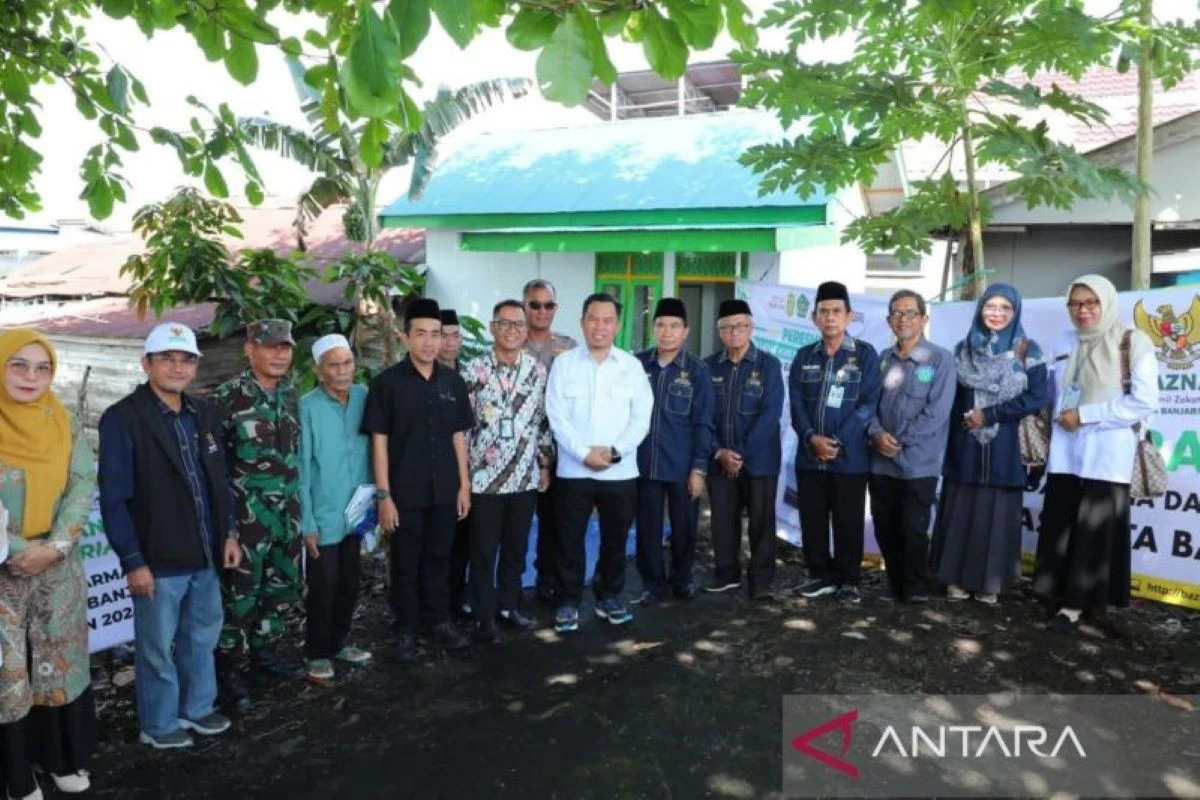 Baznas Banjarmasin Bantu Rehabilitasi Belasan Rumah Menjadi Layak Huni