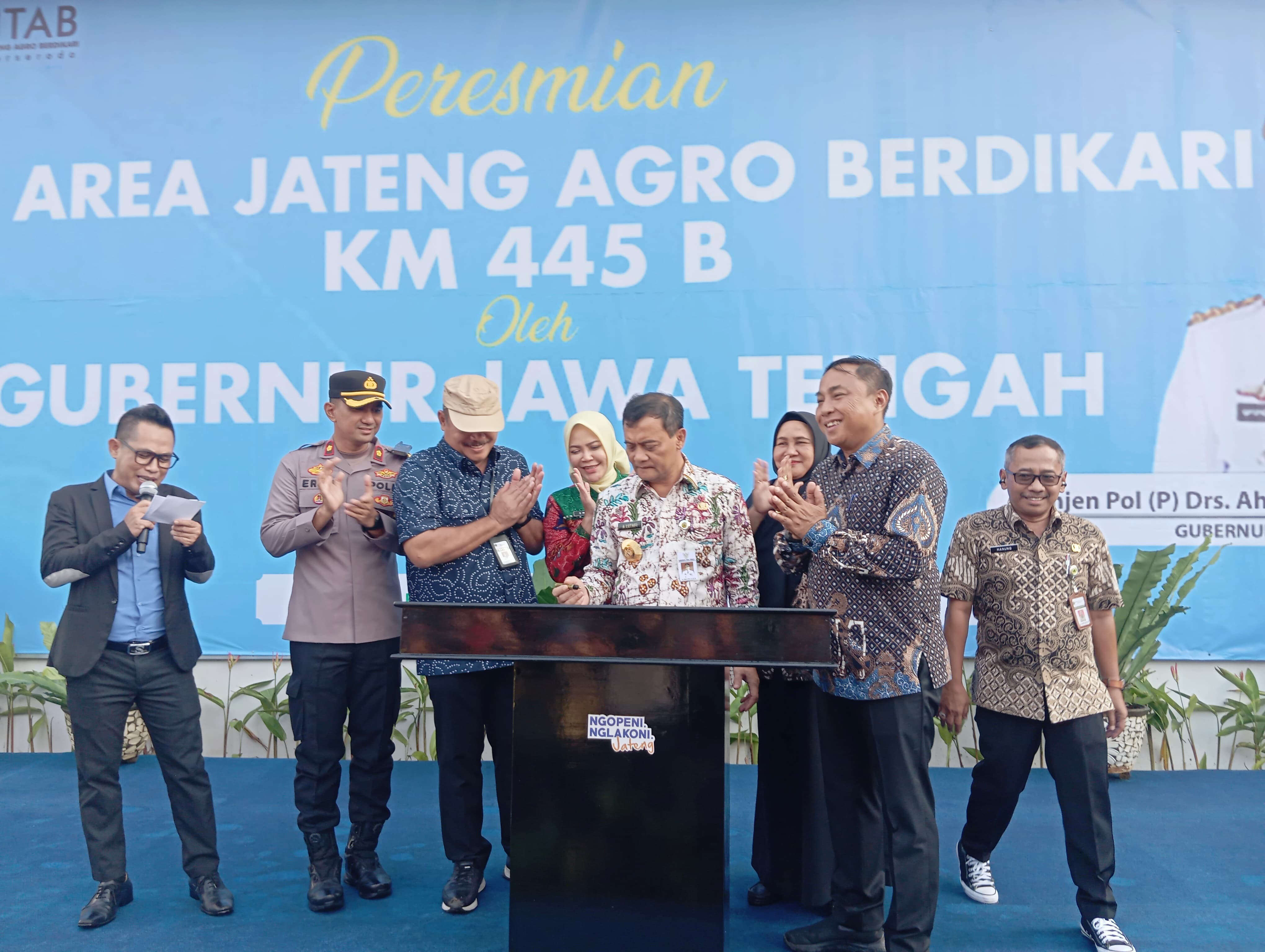 Menjelang Mudik Lebaran, Gubernur Jateng Resmikan Rest Area, Tekankan PAD Meningkat