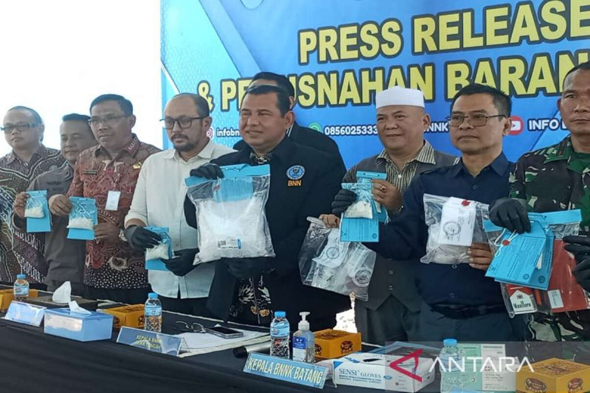 BNN Jateng Bongkar Sindikat Peredaran Sabu di Pekalongan, 2 Orang Ditangkap