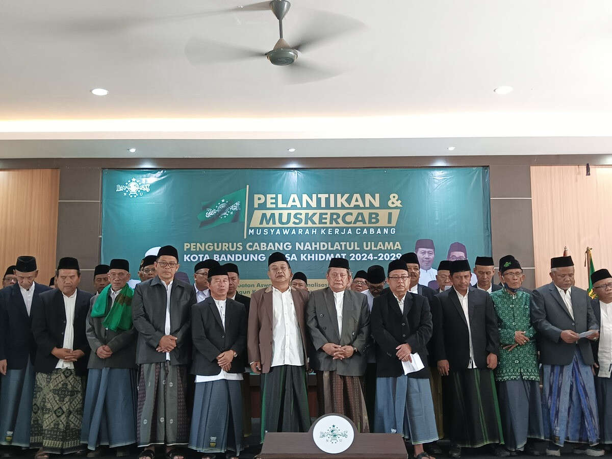 Pengurus PCNU Kota Bandung 2024-2029 Resmi Dilantik, Program Keumatan Siap Dilaksanakan