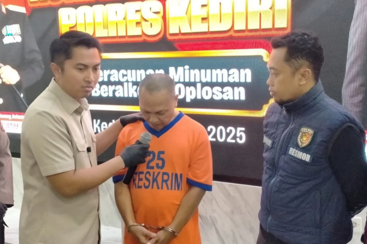 Penjual Miras Oplosan yang Menewaskan 1 Keluarga di Kediri Diringkus Polisi