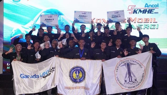 2 Mobil Garuda UNY Sabet Gelar Juara dalam Kontes Mobil Hemat Energi