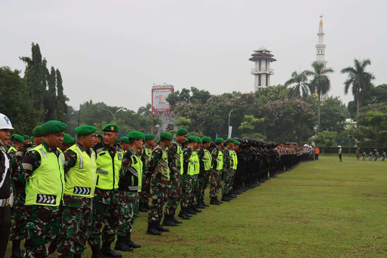 Polres Sukabumi Kota Menggelar Simulasi Pengamanan TPS Pilkada 2024