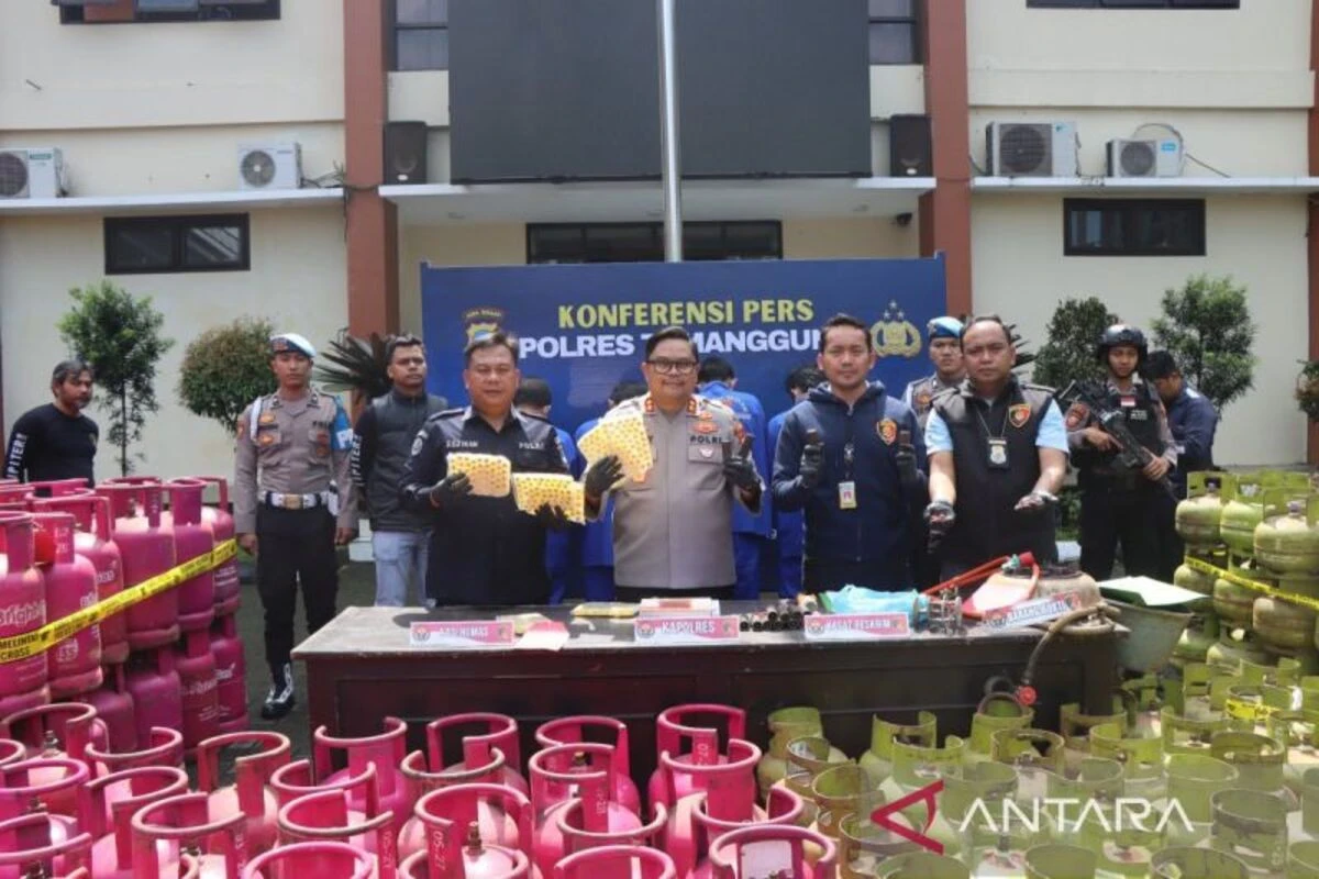 Polres Temanggung Bongkar Sindikat Oplosan Gas Elpiji Subsidi, Kerugian Negara Capai Rp320 Juta