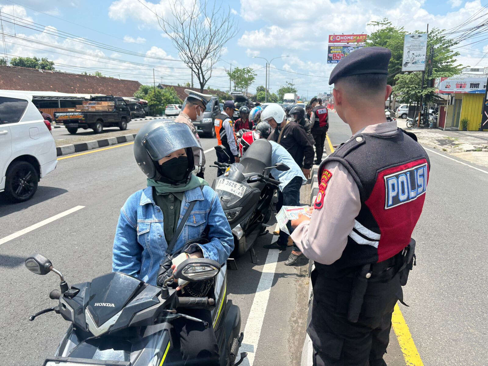 Sepekan Berjalan, Polisi Menilang Ribuan Pengendara di Bantul